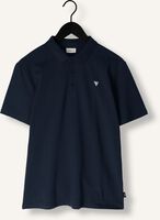 Donkerblauwe PUREWHITE Polo POLO WITH BUTTON PLACKET AND SMALL PRINT ON CHEST Donkerblauwe PUREWHITE Polo POLO WITH BUTTON PLACKET AND SMALL PRINT ON CHEST - medium