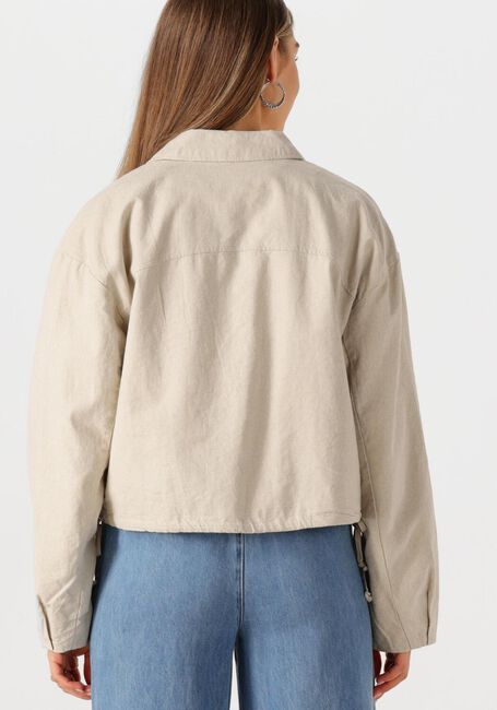Beige OBJECT Jack OBJVIGGO RE BOMBER JACKET - large