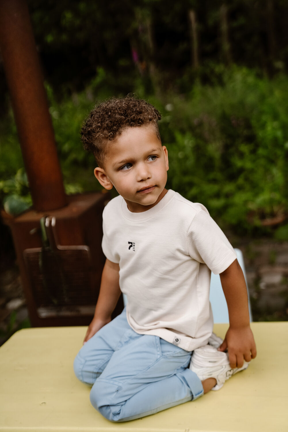 Zand DAILY7 T-shirt T-SHIRT STRUCTURE BACKPRINT - large