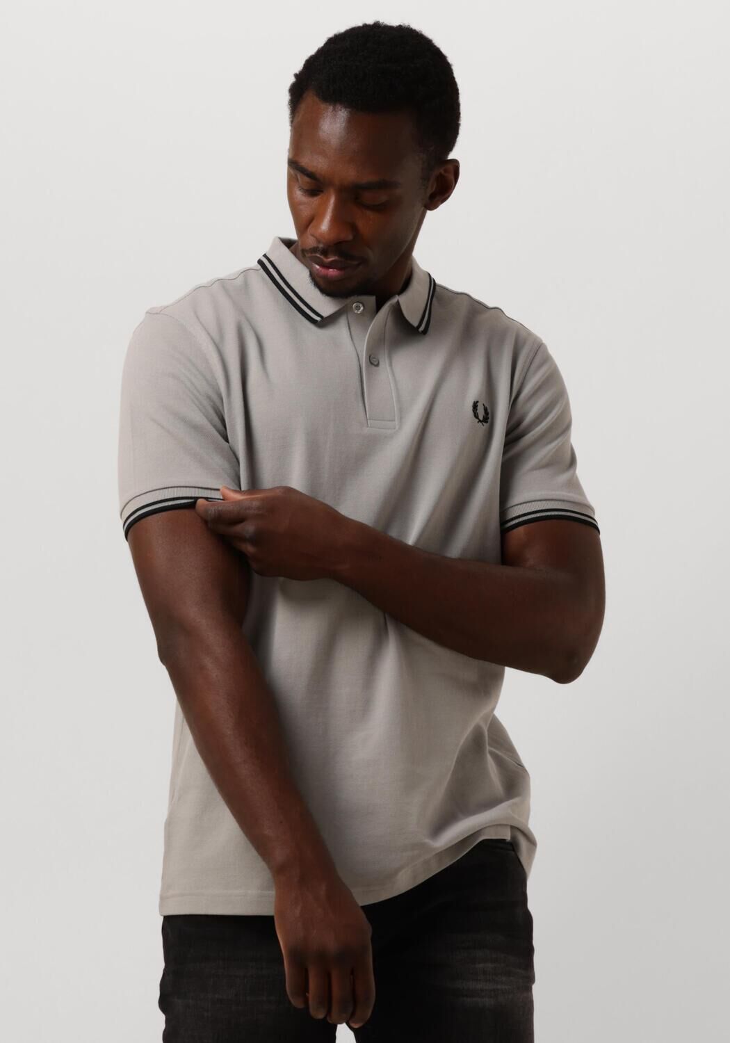 grijze fred perry polo the twin tipped fred perry shirt