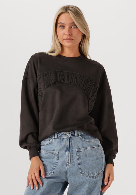 Antraciet HAUTE L'AMITIÉ Sweater L'AMITIÉ APPLICATION SWEATER - large