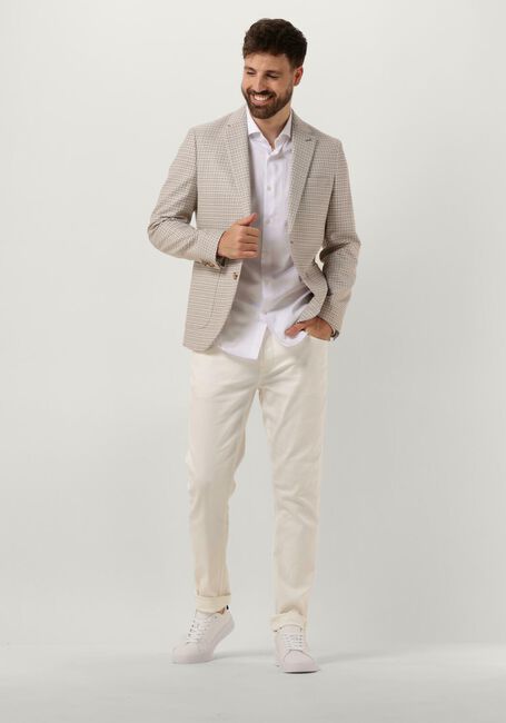 Witte GENTI Klassiek overhemd S9254-1109 - large