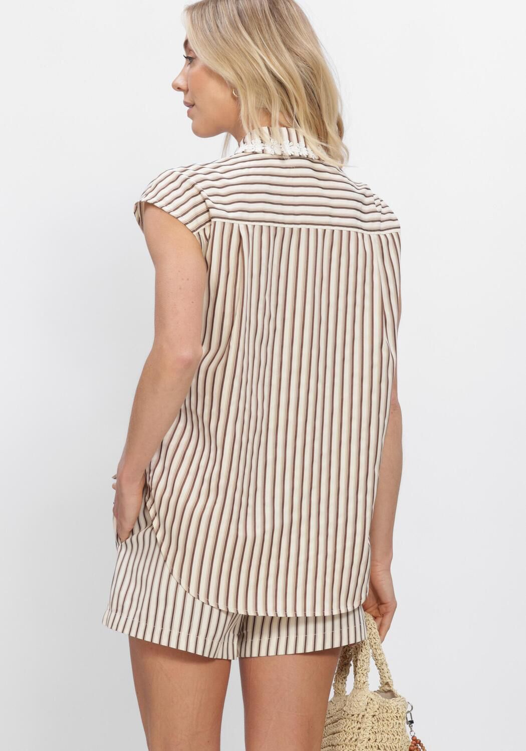 Bruine YDENCE Blouses BLOUSE EMI - large