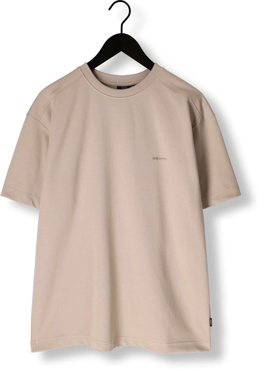GENTI Heren Polo's & T-shirts T-shirt Ss J2025-1227 Beige