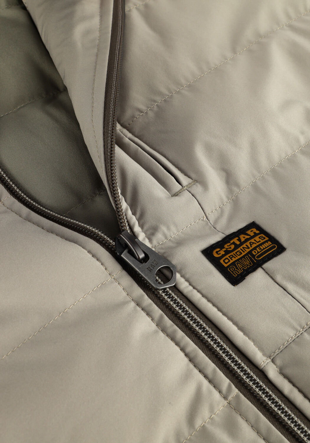 Beige G-STAR RAW Jack FOUNDATION LINER JKT - large