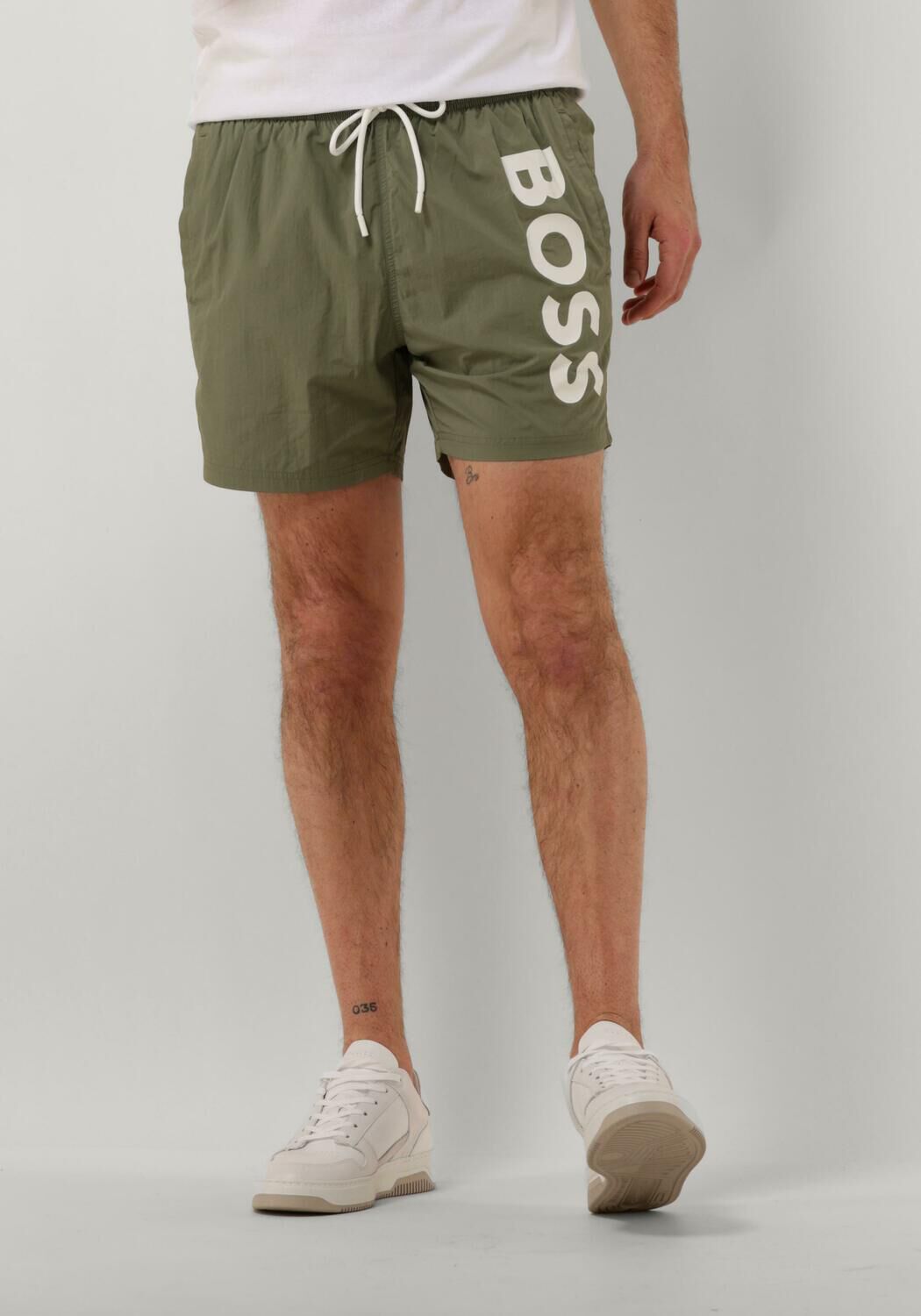 Hugo Boss Octopus Zwemshorts Green Heren