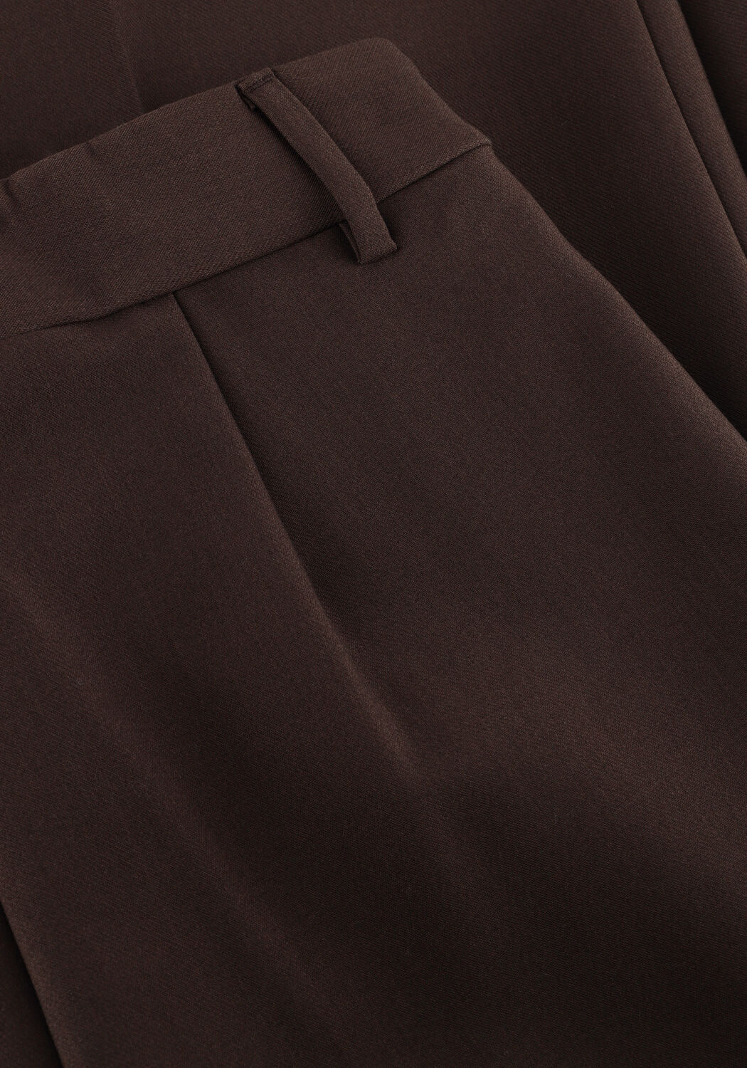 Bruine CO'COUTURE Wijde broek VOLA LONG WIDE PANT - large