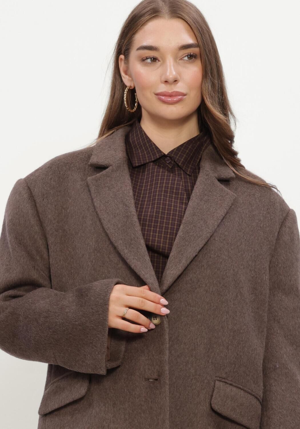 Bruine NOTRE-V Blazer NV-IZORA - large