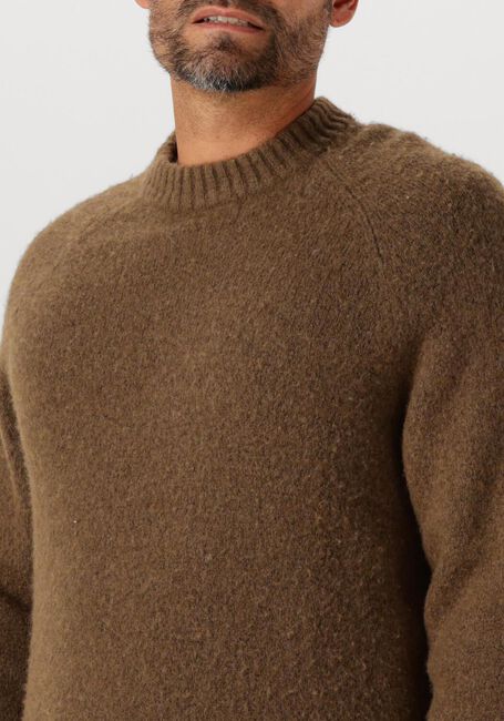 Bruine LES DEUX Trui GILBERT CREWNECK KNIT - large