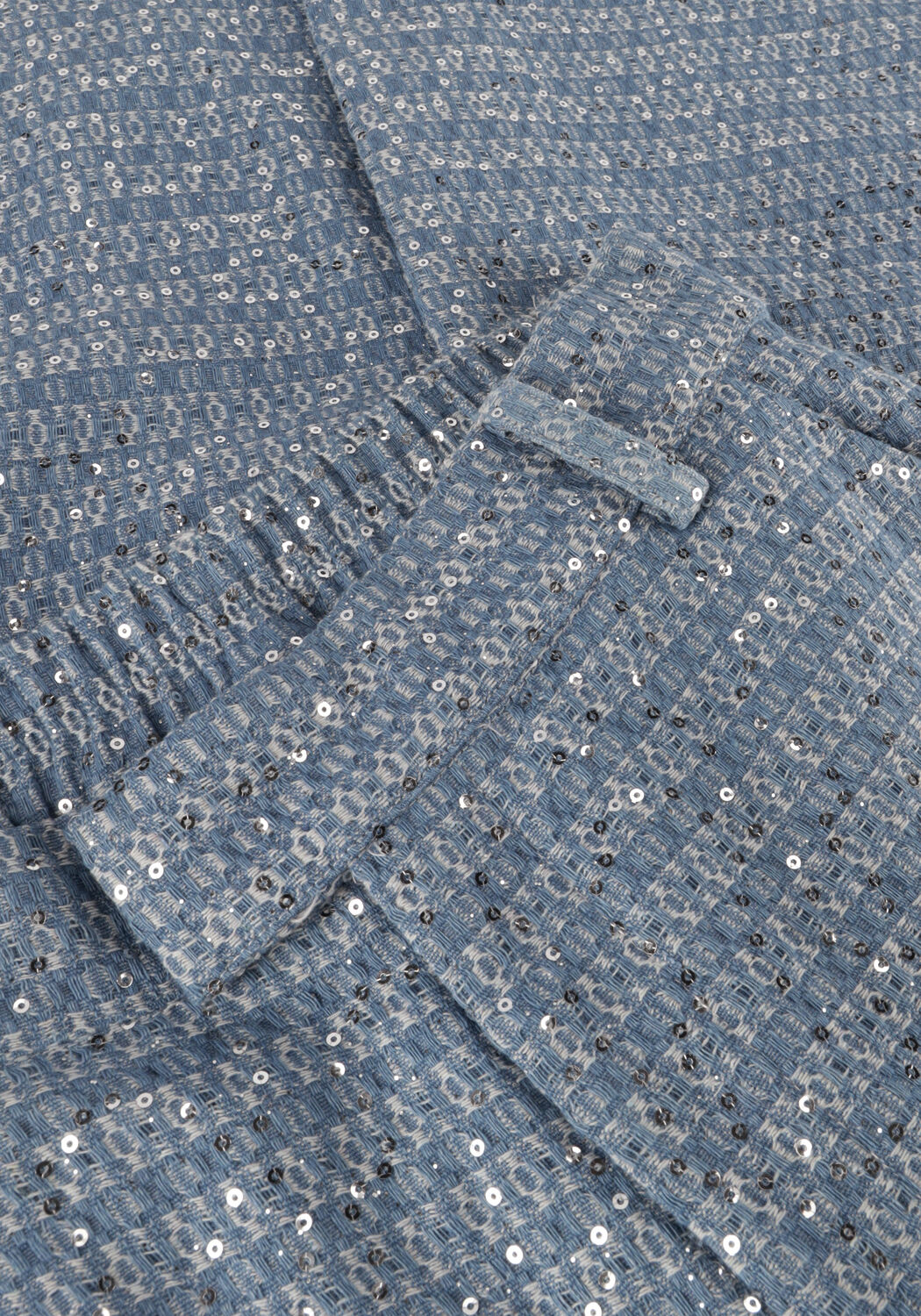 Blauwe STUDIO AMAYA Wijde broek ANNA - large