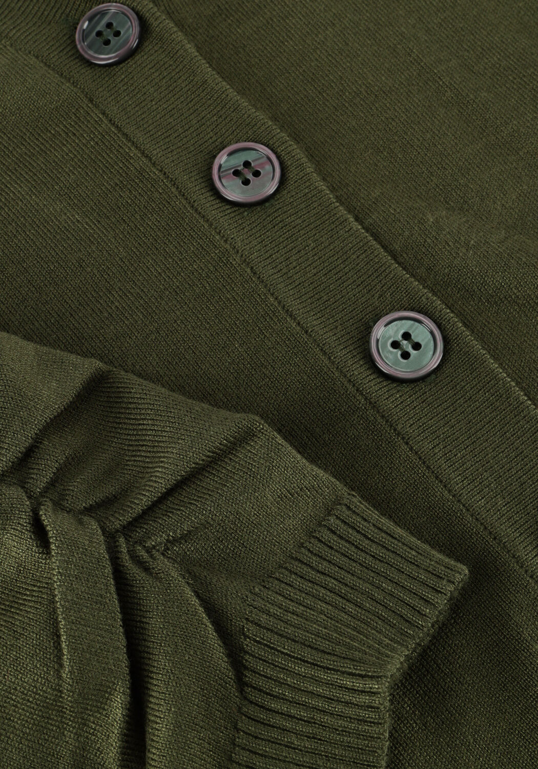 Donkergroene MINUS Vest SEANA KNIT CARDIGAN - large