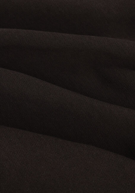 Zwarte SCOTCH & SODA Mini jurk ZIPPED NECK SWEAT DRESS WITH PUFFED SLEEVES - large