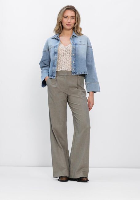 Blauwe DANTE6 Spijkerjas TALISA DENIM CAPE SHIRT - large