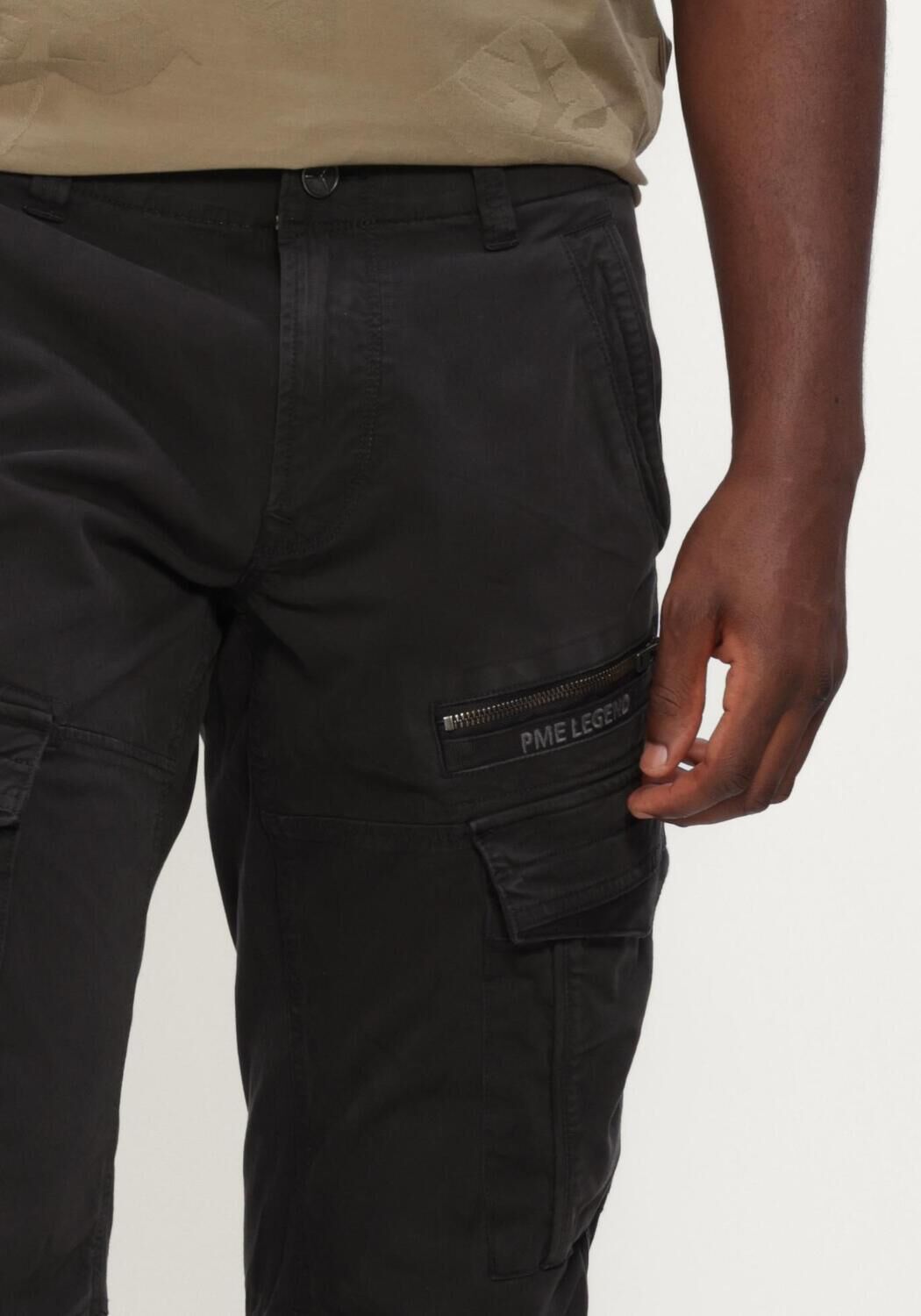 Donkergrijze PME LEGEND Cargobroeken NORDROP CARGO 3.0 STRETCH TWILL - large