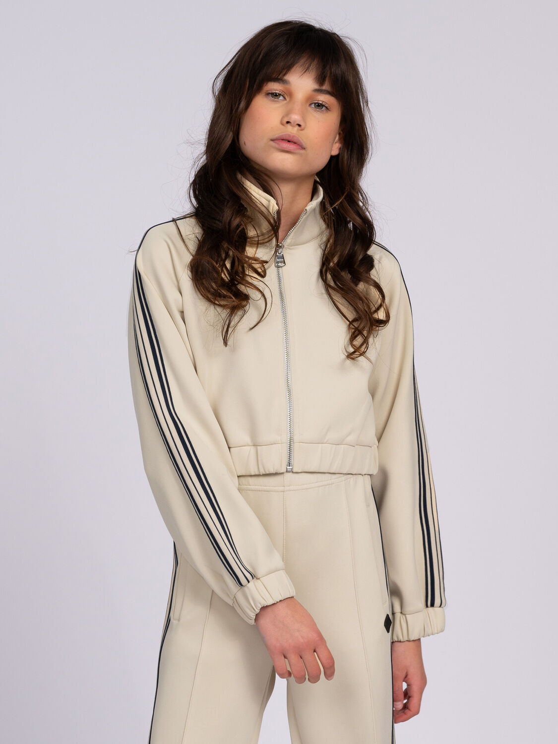 NIK & NIK Meisjes Truien & Vesten Jamilla Cardigan Beige