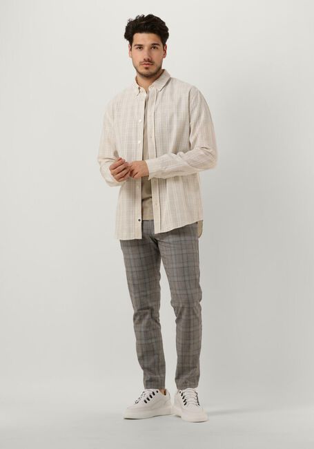 Zand ANERKJENDT Casual overhemd AKKONRAD L/S CHECK SHIRT - large