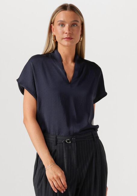 Donkerblauwe SUMMUM Top TOP SLEEVELESS SILKY TOUCH - large