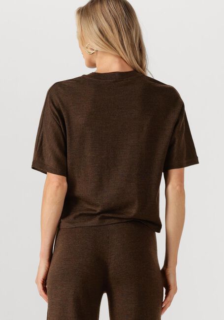 Bruine MSCH COPENHAGEN Top MSCHNEMA AVALINA 2/4 PULLOVER - large