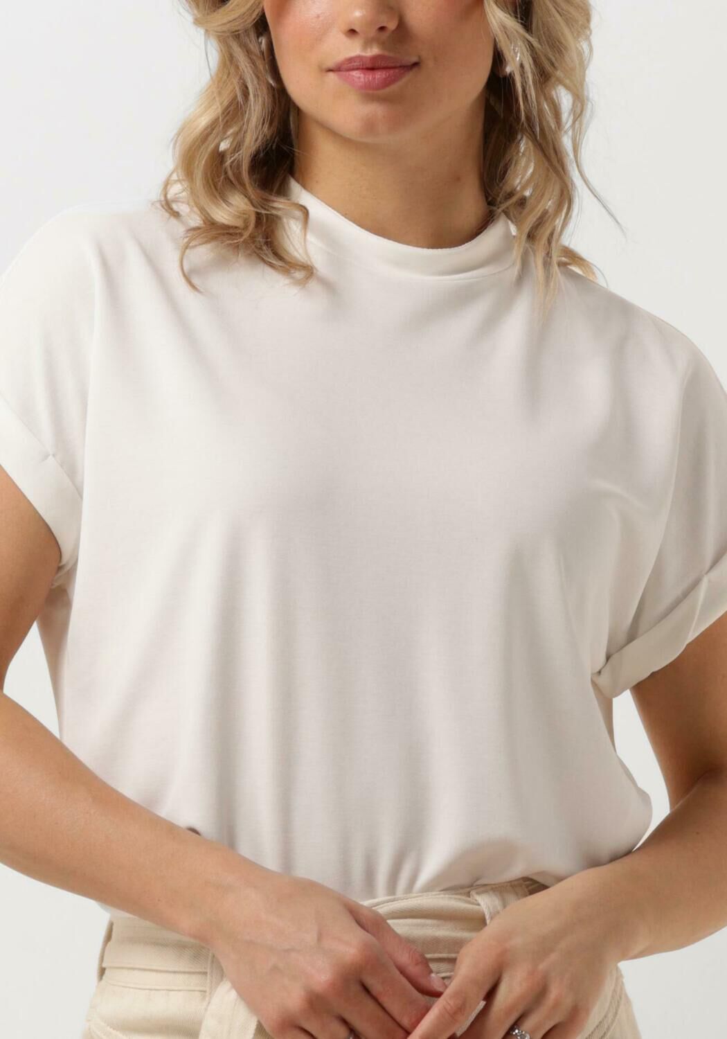 MINUS Dames Tops & T-shirts Mavelyn Modal Blouse Wit