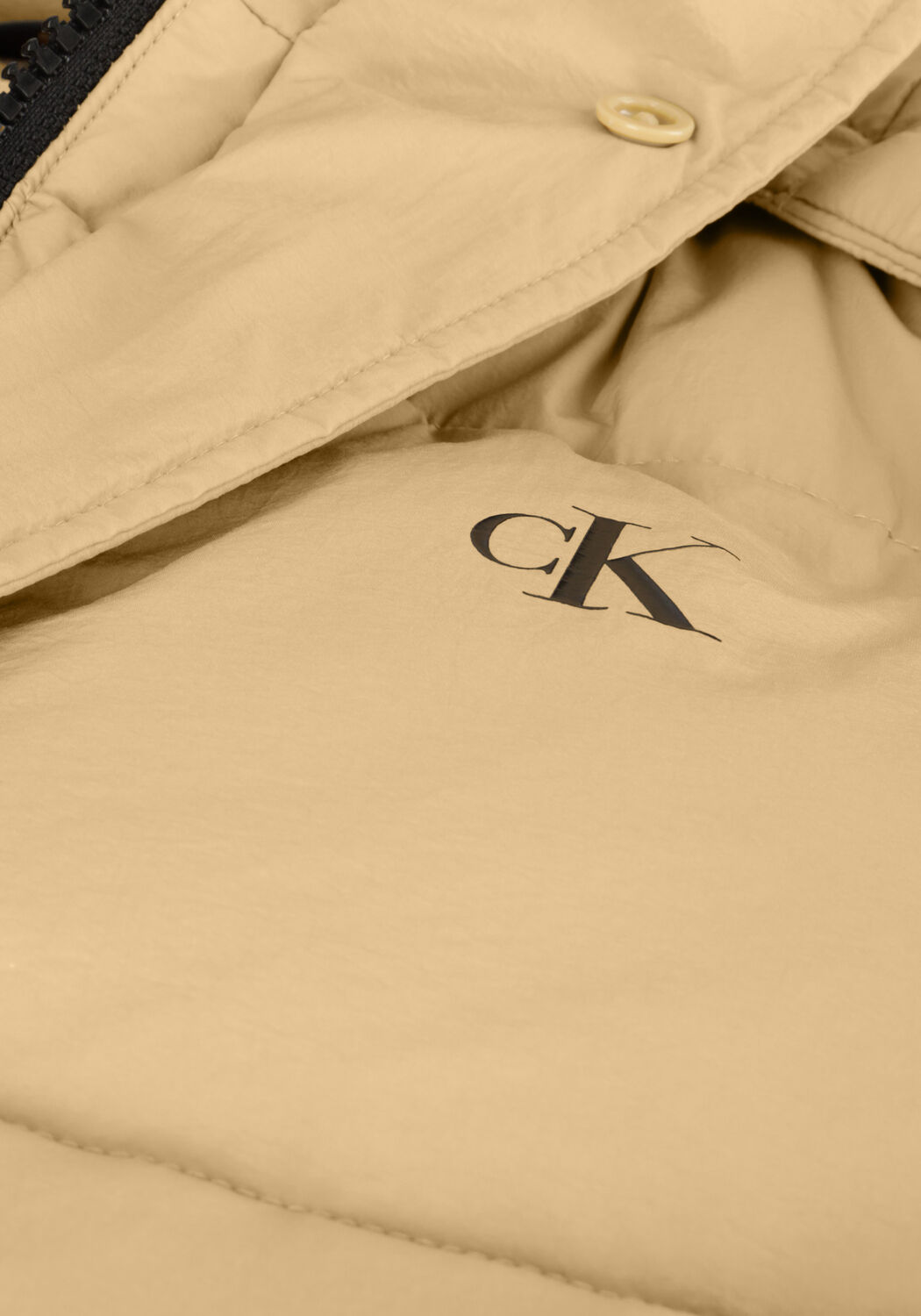 Beige CALVIN KLEIN Gewatteerde jas ESSENTIALS NON DOWN JACKET - large