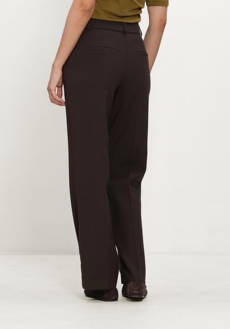 Bruine SELECTED WOMEN Pantalon SLFRITA MW WIDE PANT MEL - large