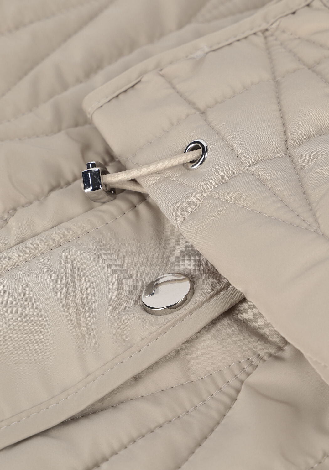 Zand LEVETE ROOM Gewatteerde jas MAGNOLIA 5 JACKET - large