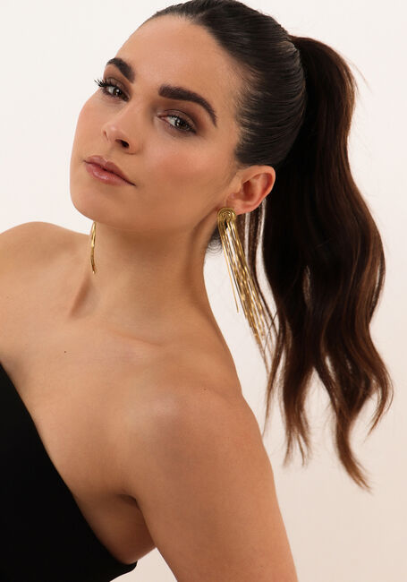 Goudkleurig NOTRE-V Oorbellen EARRING LONG - large