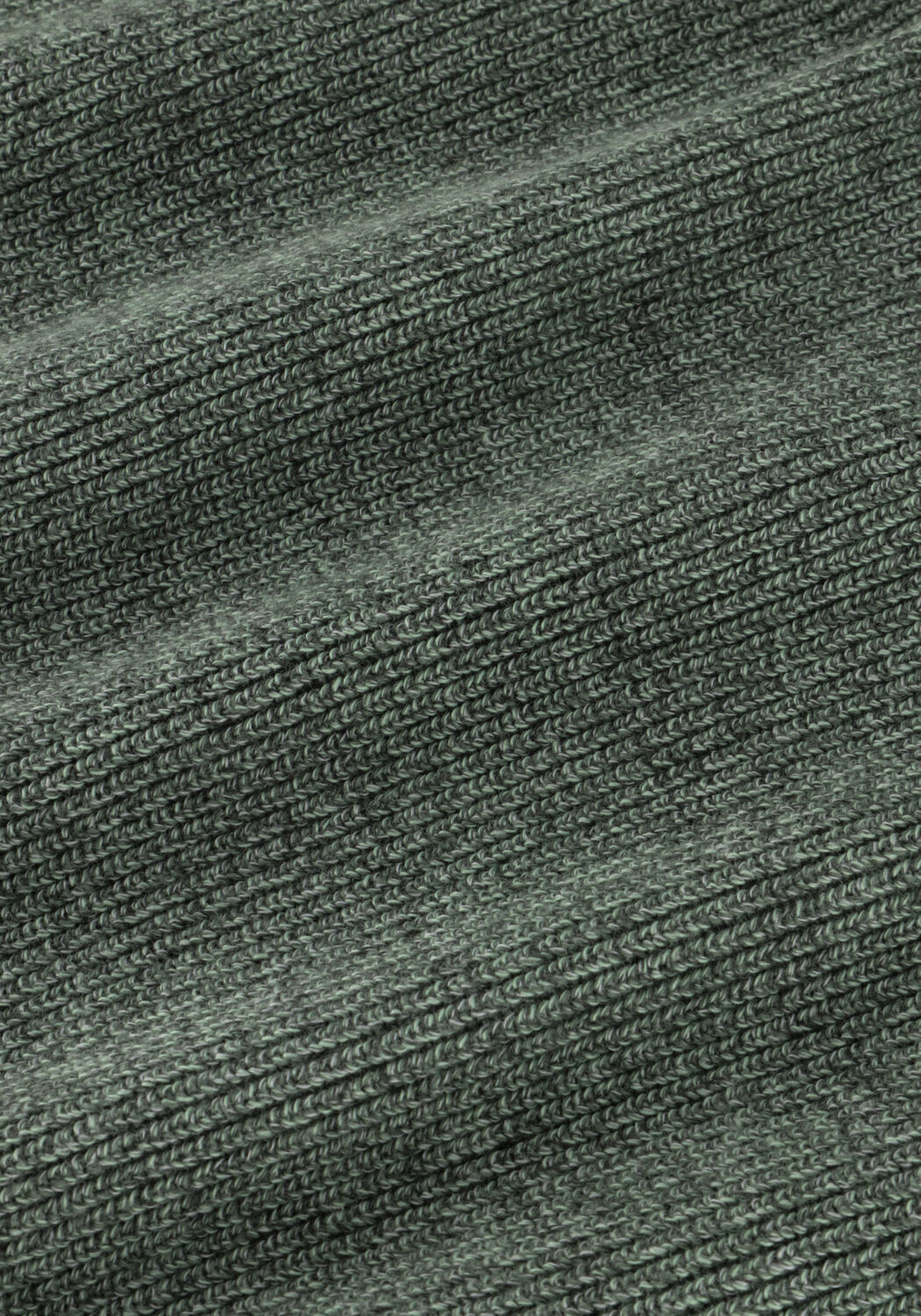 Groene VANGUARD Trui CREWNECK COTTON MOULINE - large