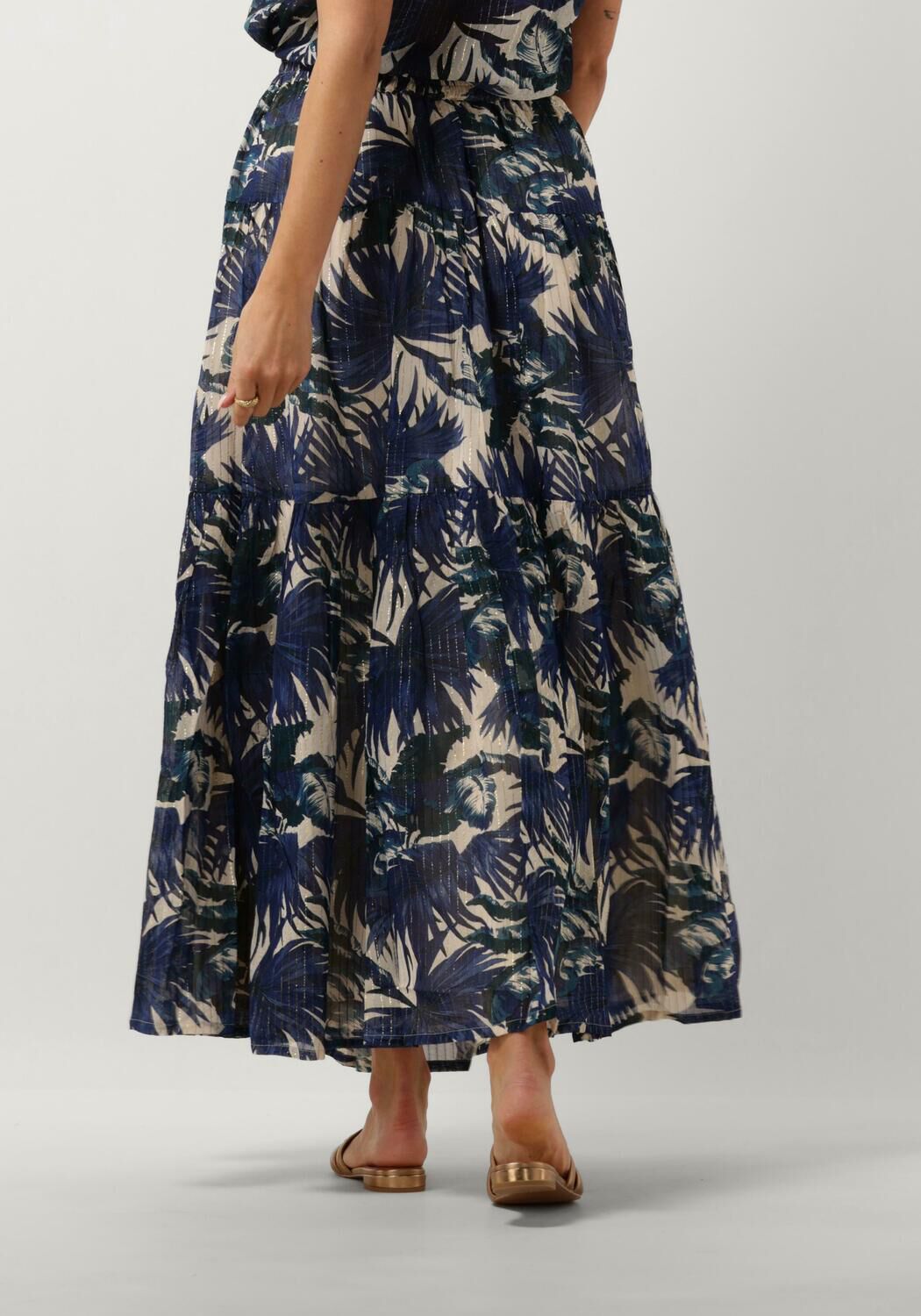 LOLLYS LAUNDRY Dames Rokken Sunsetll Maxi Skirt Blauw