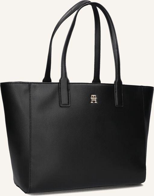 Zwarte TOMMY HILFIGER Shopper TH SOFT LOGO TOTE Zwarte TOMMY HILFIGER Shopper TH SOFT LOGO TOTE - large