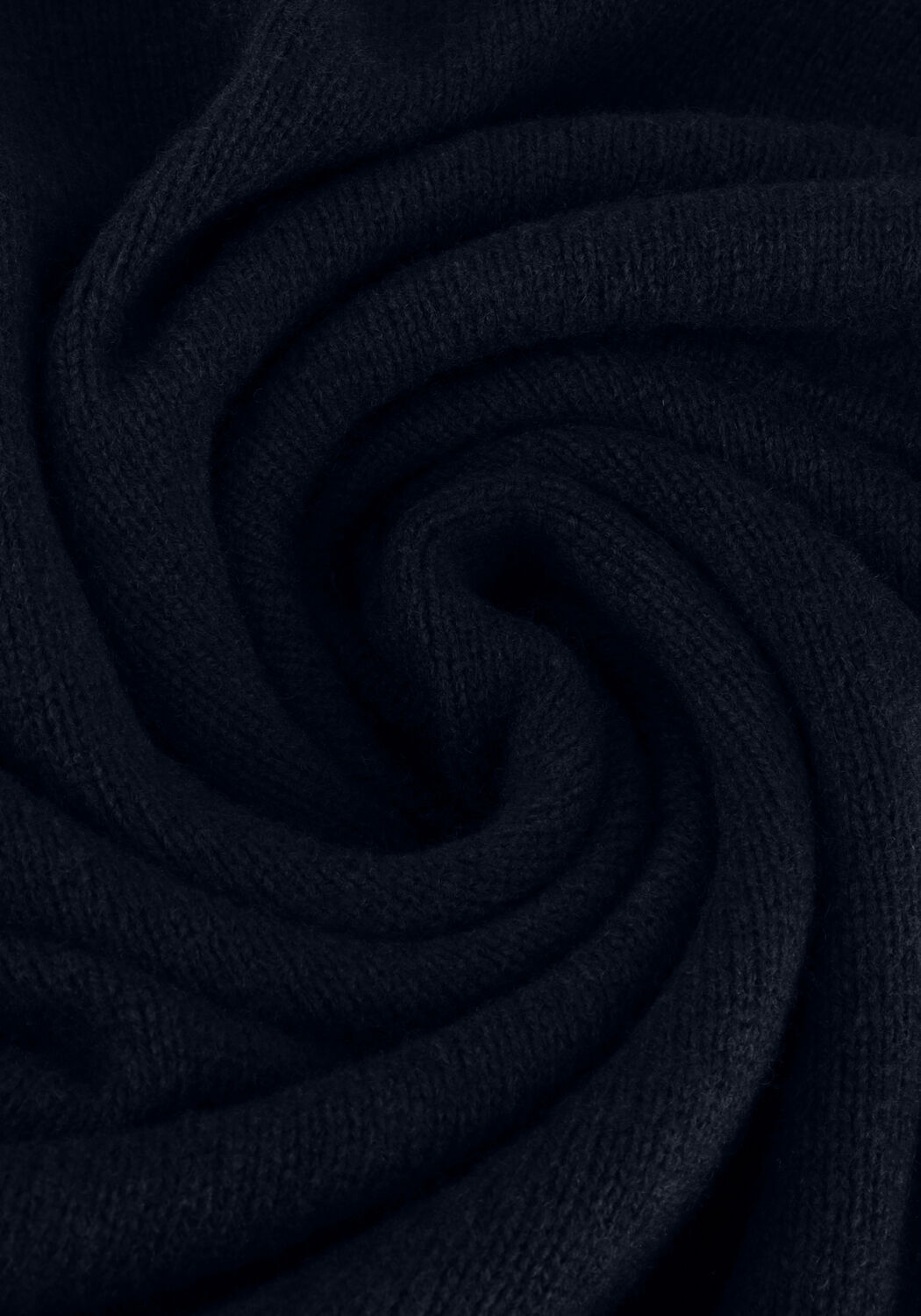 Donkerblauwe SELECTED MEN Trui SLHREG DAN WOOL-MIX ZIP HIGH NECK OW - large