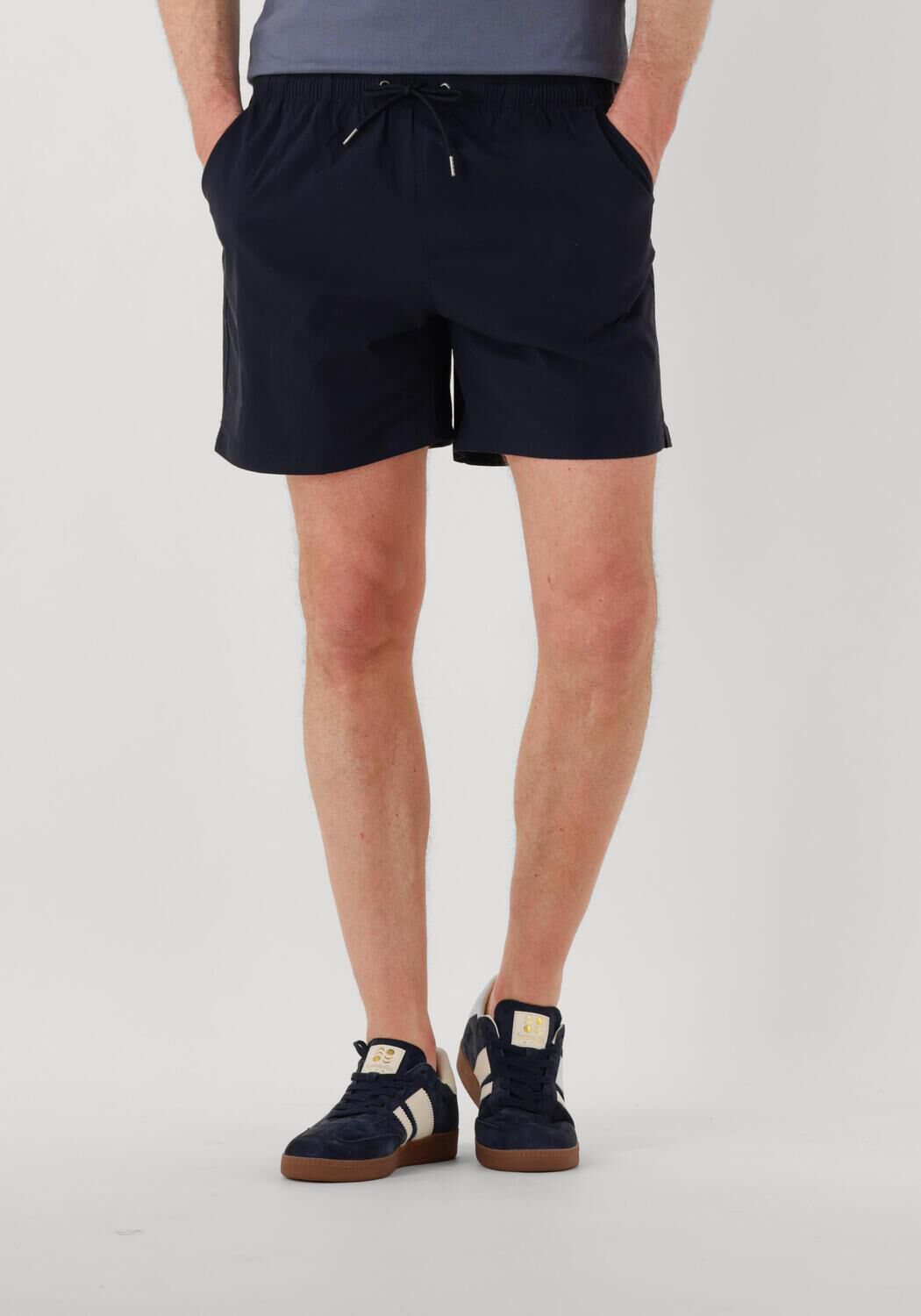 PROFUOMO Heren Zwembroeken Swimshort Solid Zwart