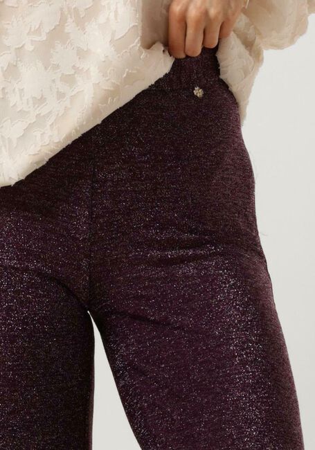 Paarse HARPER & YVE Wijde broek GLITTER-PA - large