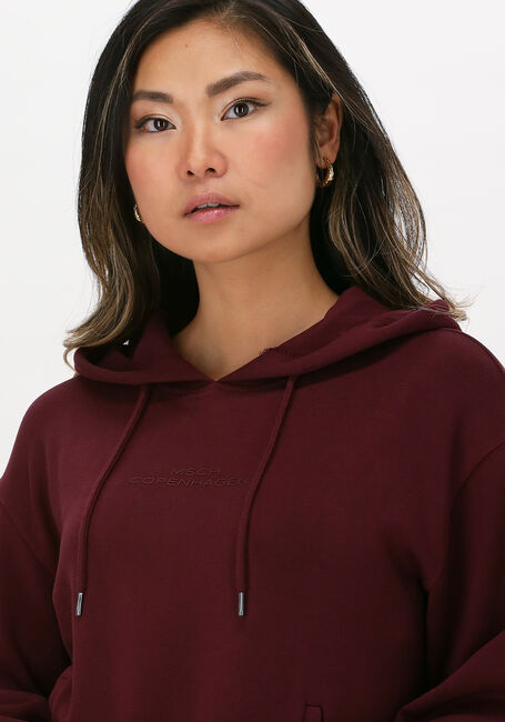 Bordeaux MSCH COPENHAGEN Sweater IMA DS LOGO HOOD SWEATSHIRT - large