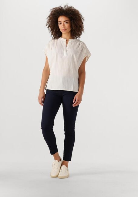 Donkerblauwe MINUS Pantalon CARMA PANTS 7/8 - large
