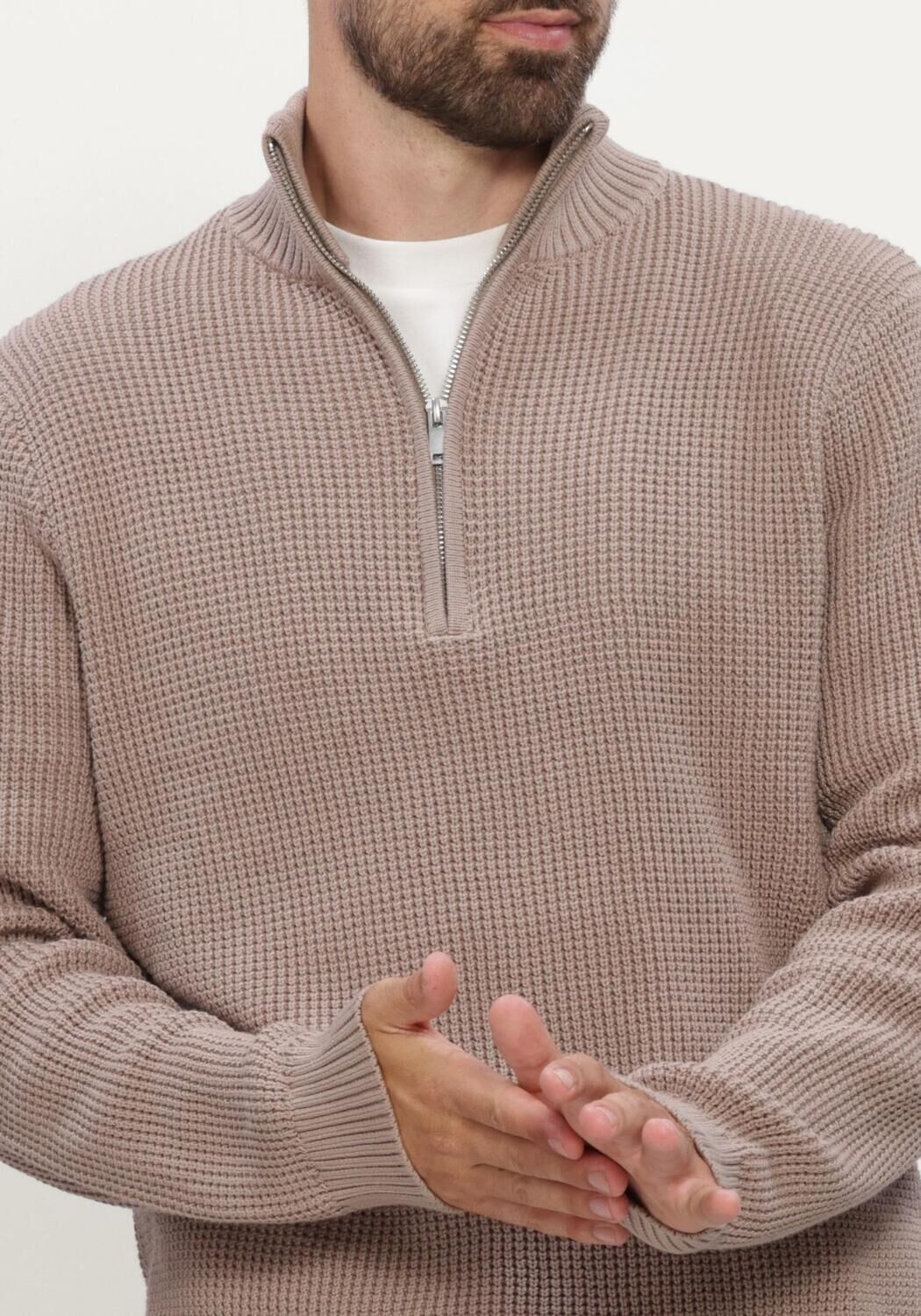Taupe MACE Trui M-ATLAS - large