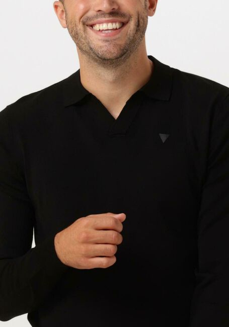 Zwarte PUREWHITE Trui KNITTED LONGSLEEVE WITH SPECIAL COLLAR - large