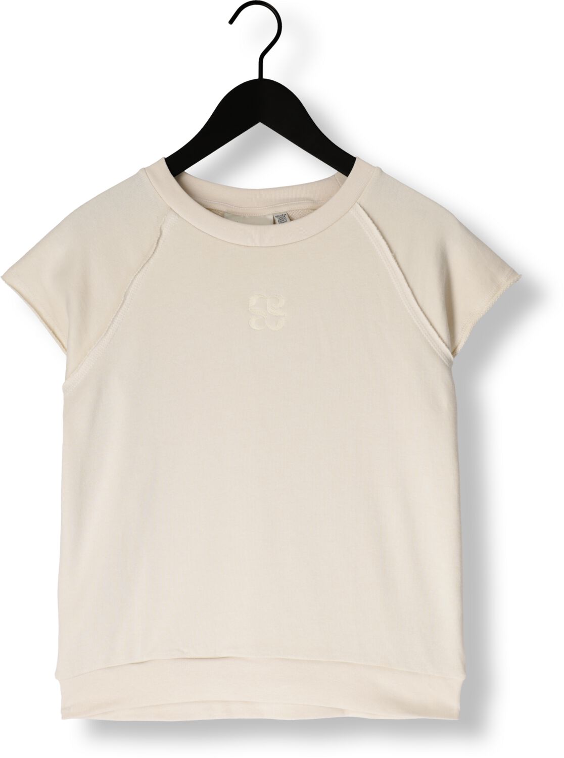 MY ESSENTIAL WARDROBE Dames Tops & T-shirts Saramw Boxy Tee Ecru