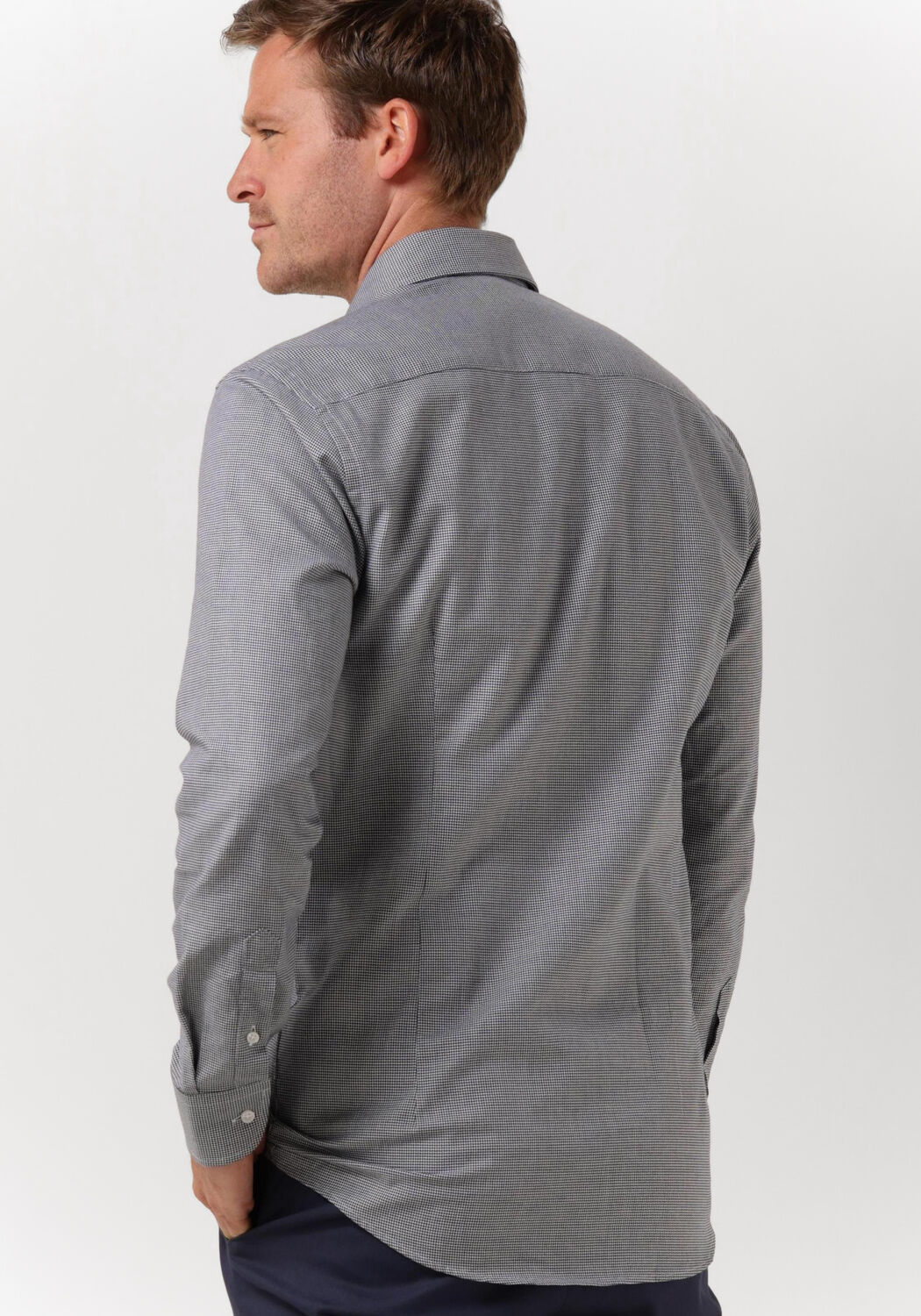 PORTO MILANO Heren Overhemden Lagos Donkerblauw
