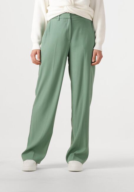 Groene MINUS Pantalon LIVINA STRAIGHT LEG PANT - large