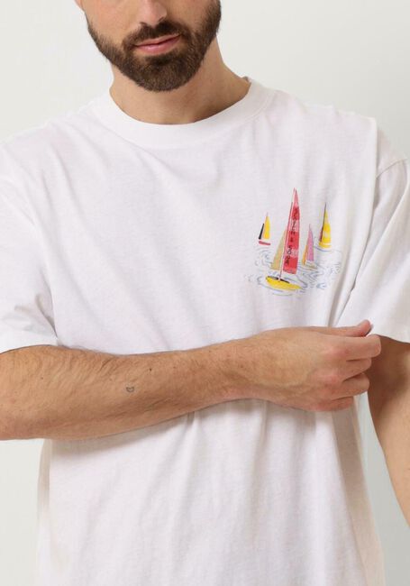 Witte SCOTCH & SODA T-shirt FRONT BACK ARTWORK T-SHIRT - large