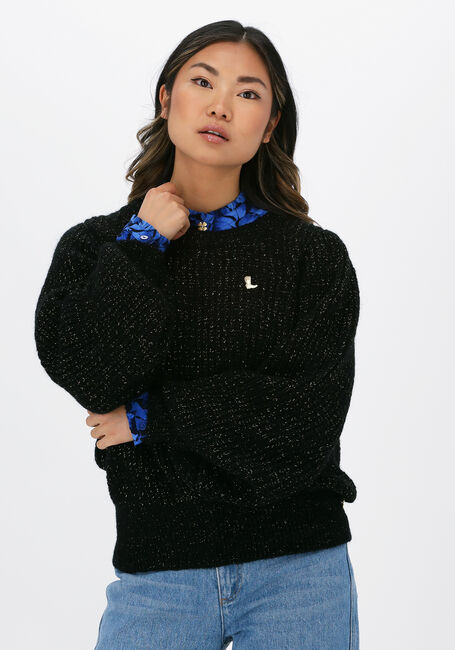 Zwarte FABIENNE CHAPOT Trui STARRY LUREX PULLOVER - large