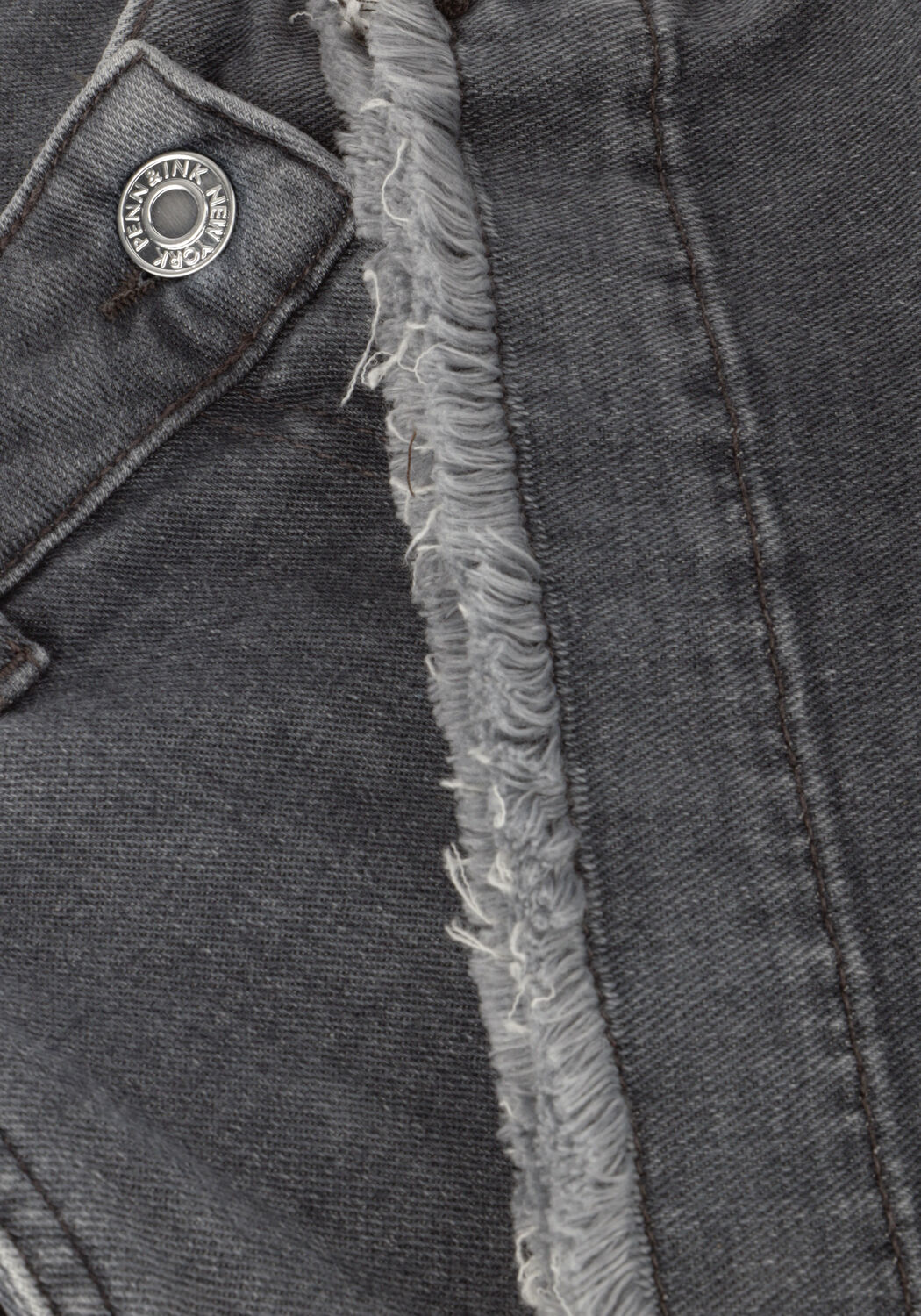 Grijze PENN & INK Straight leg jeans 676 JEANS - large