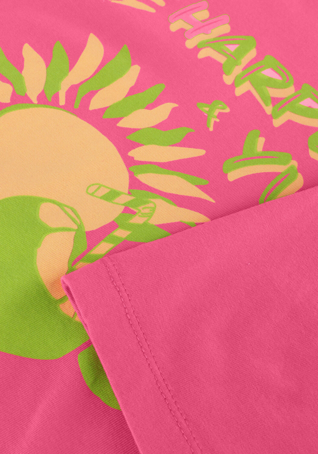 Roze HARPER & YVE T-shirt TROPICAL-SS - large