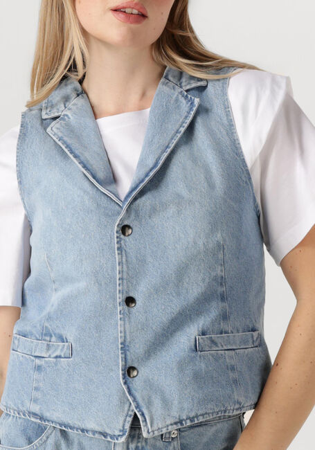 Lichtblauwe PENN & INK Gilet WAISTCOAT - large