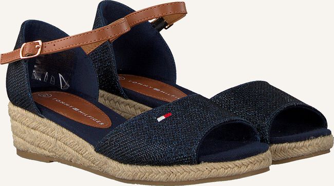 Blauwe TOMMY HILFIGER Platte sandalen ROPE WEDGE SANDAL Blauwe TOMMY HILFIGER Platte sandalen ROPE WEDGE SANDAL - large