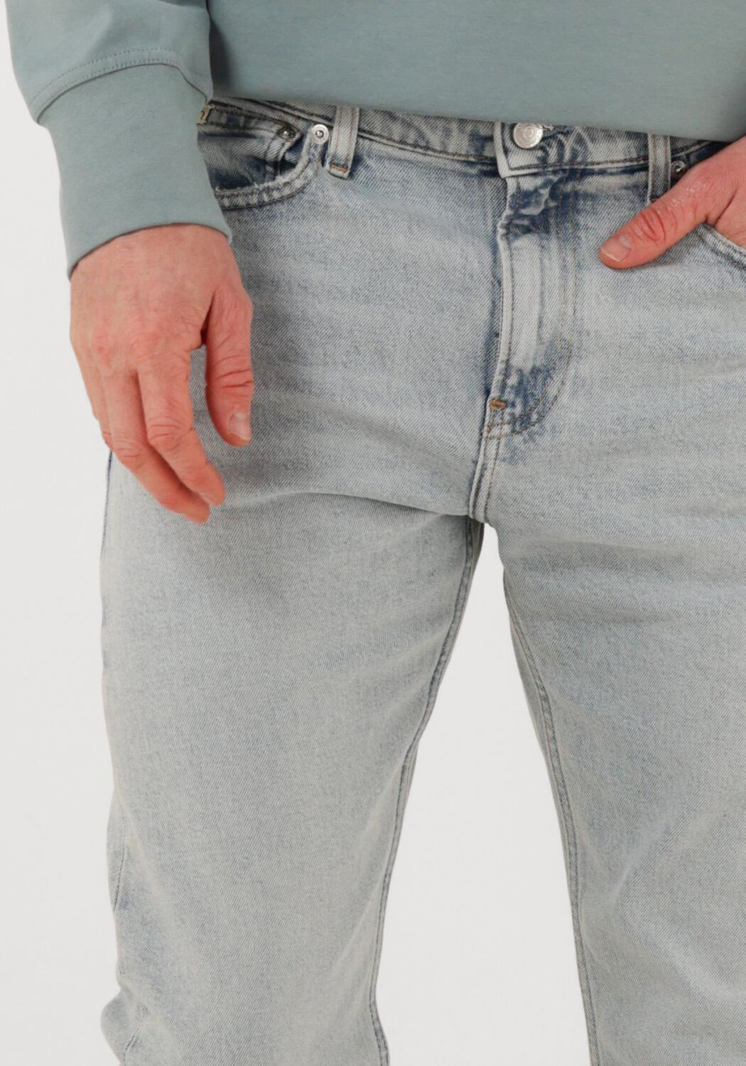 CALVIN KLEIN Heren Jeans Slim Taper Blauw