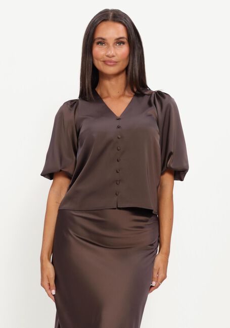 Bruine Y.A.S. Blouses YASPELLA 2/4 V-NECK TOP - large
