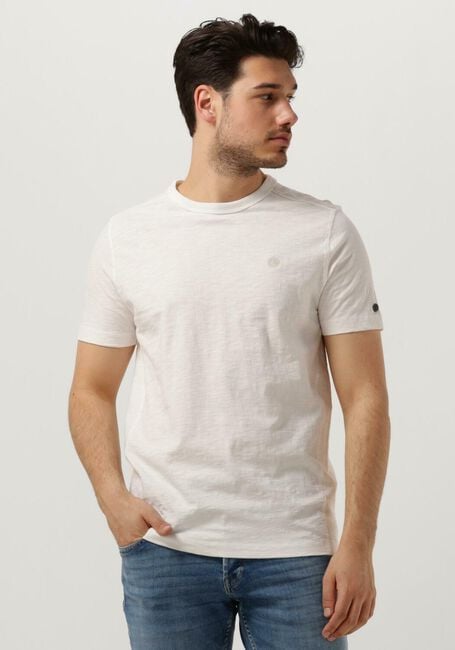 Witte CAST IRON T-shirt SHORT SLEEVE R-NECK ORGANIC COTTON SLUB ESSENTIAL - large