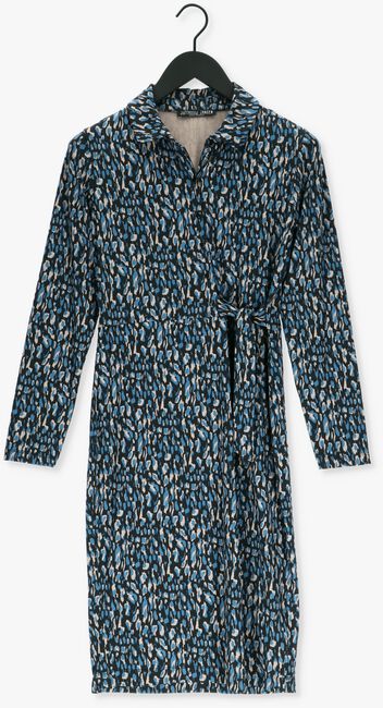 Blauwe JANSEN AMSTERDAM Mini jurk DRESS TIGHT - large